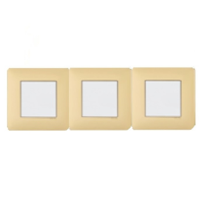 Рамка 3-а EFAPEL LATINA METALLUM золото 42930 TOR
