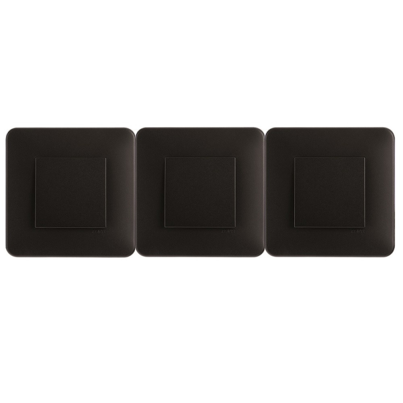 Рамка 3 EFAPEL LATINA CROMA матовий чорний/хром 42930 TPH Рамка 3 EFAPEL LATINA CROMA матовий чорний/хром 42930 TPH