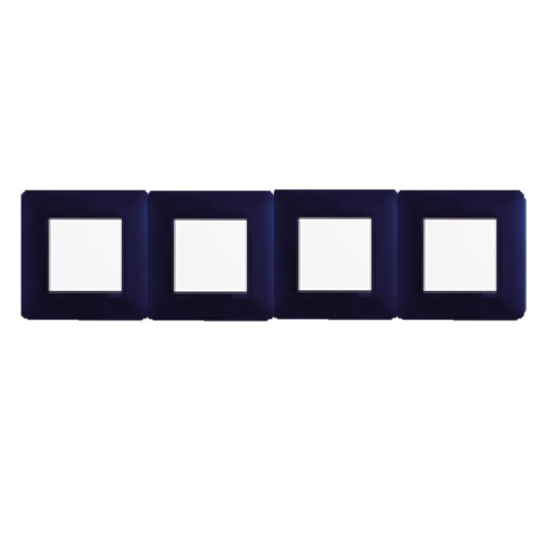 Рамка 4-а EFAPEL LATINA LYRA синий 42940 TAZ Рамка 4-а EFAPEL LATINA LYRA синий 42940 TAZ