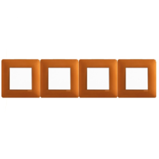 Рамка 4-а EFAPEL LATINA METALLUM мідь 42940 TCO