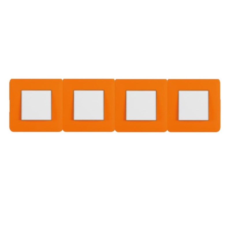 Рамка 4-а EFAPEL LATINA LYRA оранжевий 42940 TLR Рамка 4-а EFAPEL LATINA LYRA оранжевий 42940 TLR