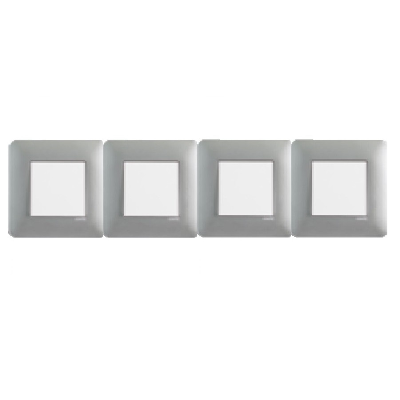 Рамка 4-а EFAPEL LATINA METALLUM алюміній 42940 TLU Рамка 4-а EFAPEL LATINA METALLUM алюміній 42940 TLU