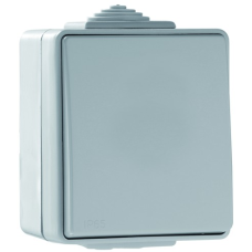 Перемикач прохідний одноклавішний IP65 Сірий 48071 CCZ, WATERPROOF 48 Efapel
