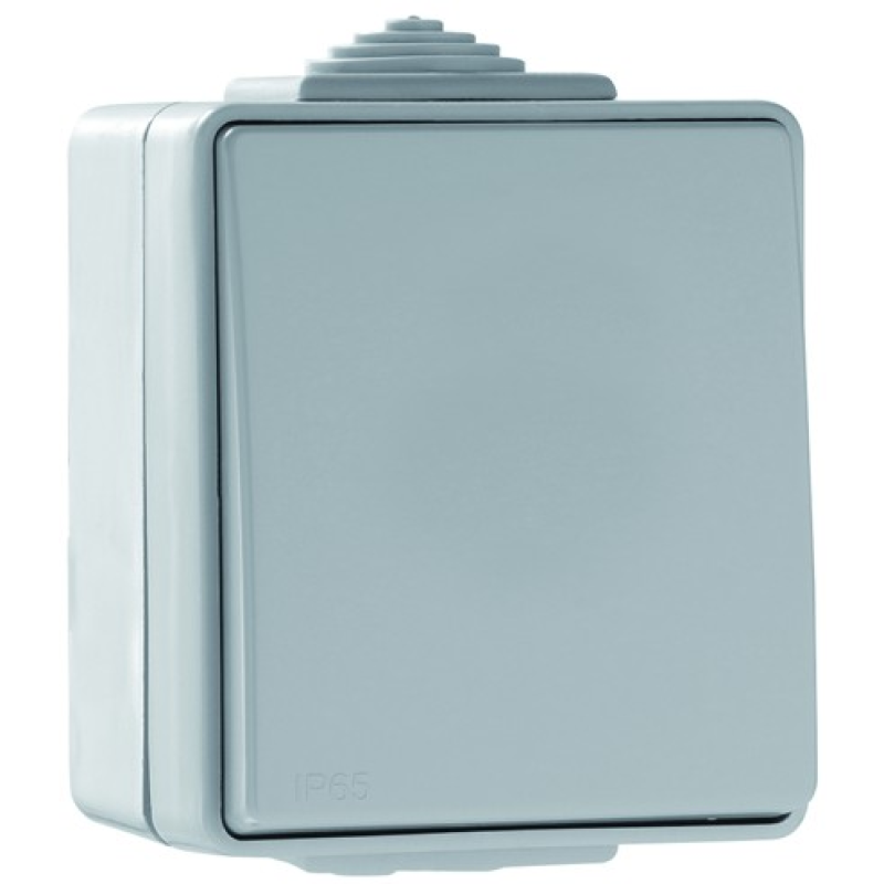 Перемикач прохідний одноклавішний IP65 Сірий 48071 CCZ, WATERPROOF 48 Efapel Перемикач прохідний одноклавішний IP65 Сірий 48071 CCZ, WATERPROOF 48 Efapel