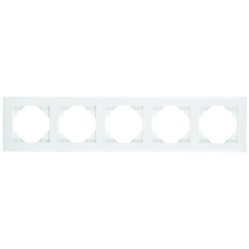 Рамка п“ятиразова універсальна LOGUS слонова кістка 90950 TMF
