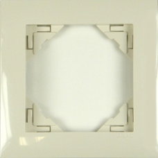 Рамка одинарна універсальна LOGUS слонова кістка