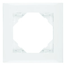 Рамка одинарна універсальна LOGUS біла