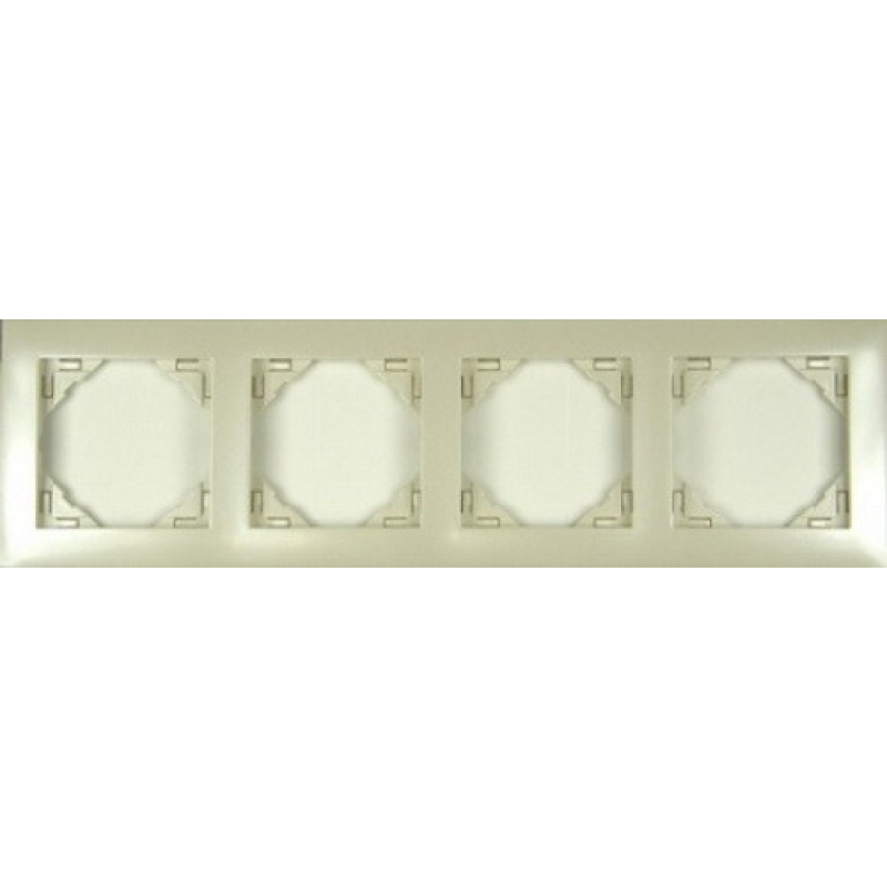 Рамка чотириразова універсальна LOGUS металік перламутровий 90940 TPE Рамка чотириразова універсальна LOGUS металік перламутровий 90940 TPE