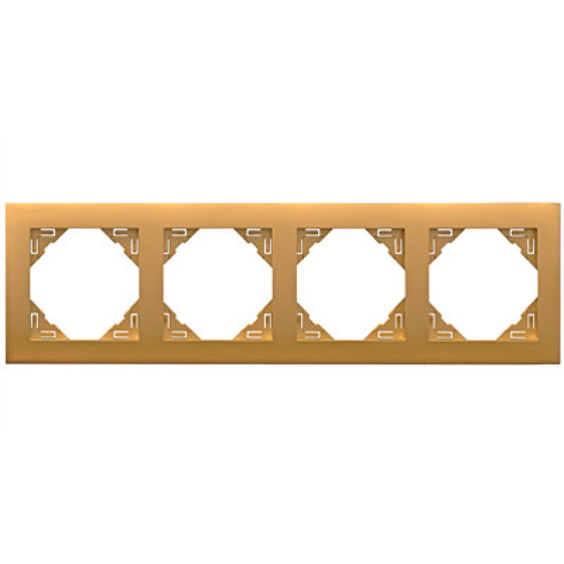 Рамка чотириразова універсальна LOGUS золото 90940 TDU Рамка чотириразова універсальна LOGUS золото 90940 TDU