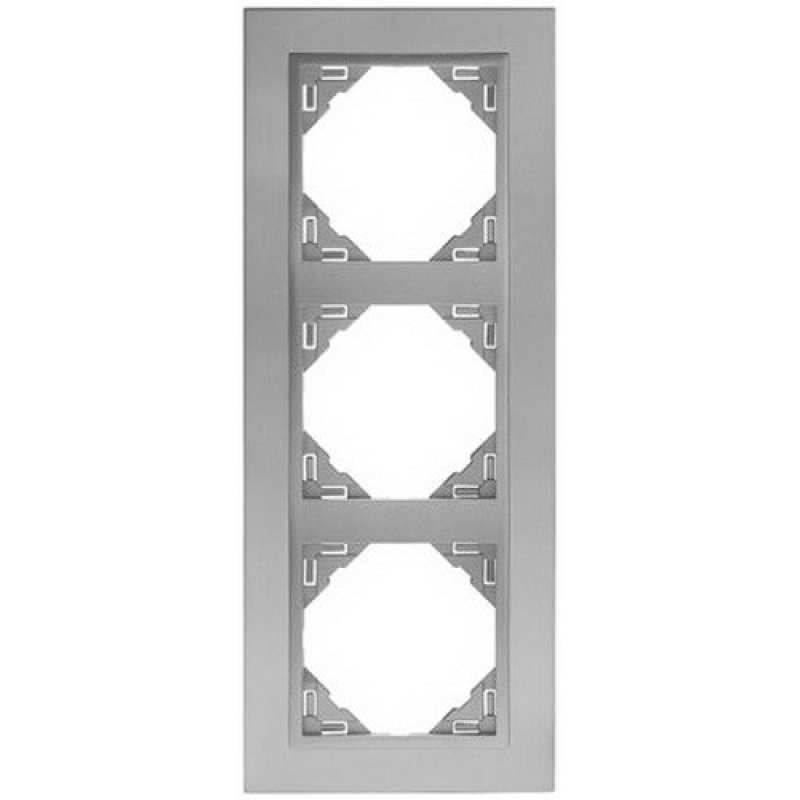 Рамка потрійна універсальна LOGUS металік алюмінієвий 90930 TAL Рамка потрійна універсальна LOGUS металік алюмінієвий 90930 TAL