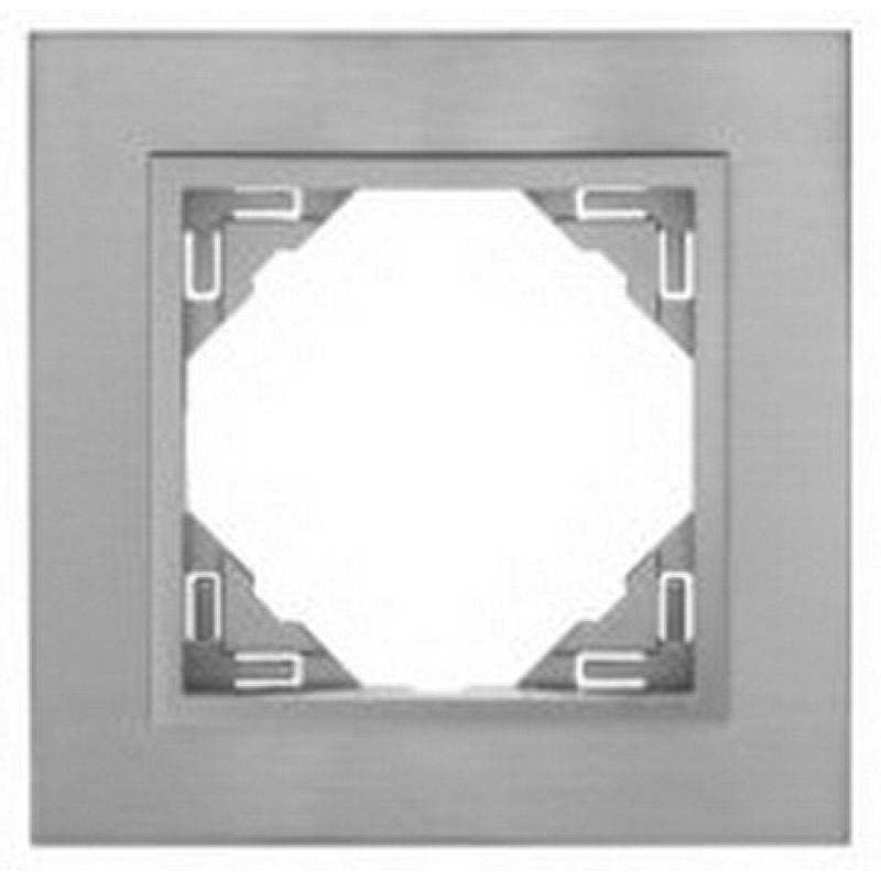 Рамка одинарна універсальна LOGUS металік алюмінієвий 90910 TAL Рамка одинарна універсальна LOGUS металік алюмінієвий 90910 TAL