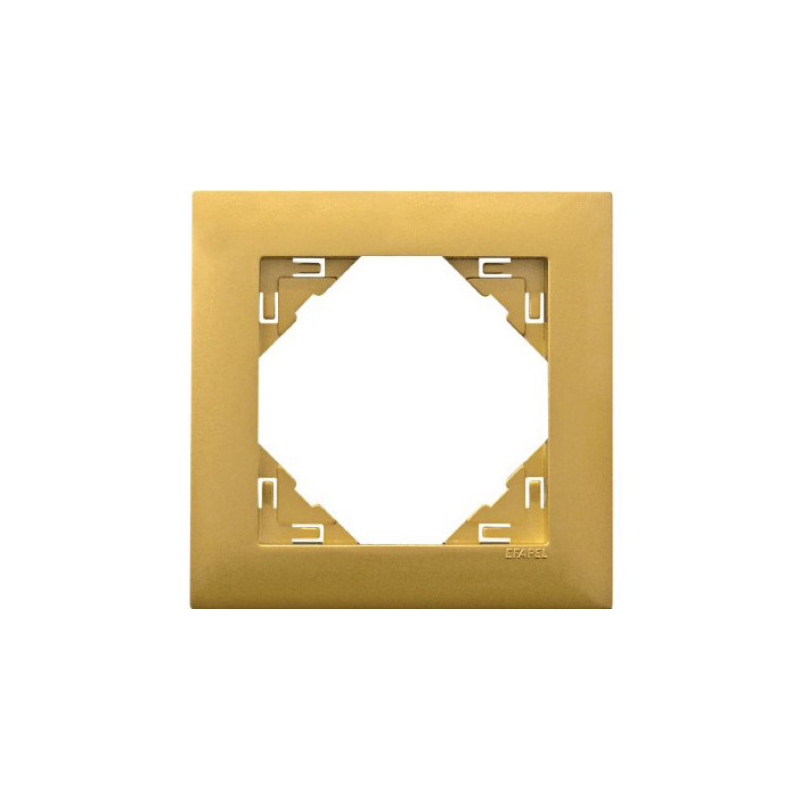 Рамка одинарна універсальна LOGUS золото 90910 TDU