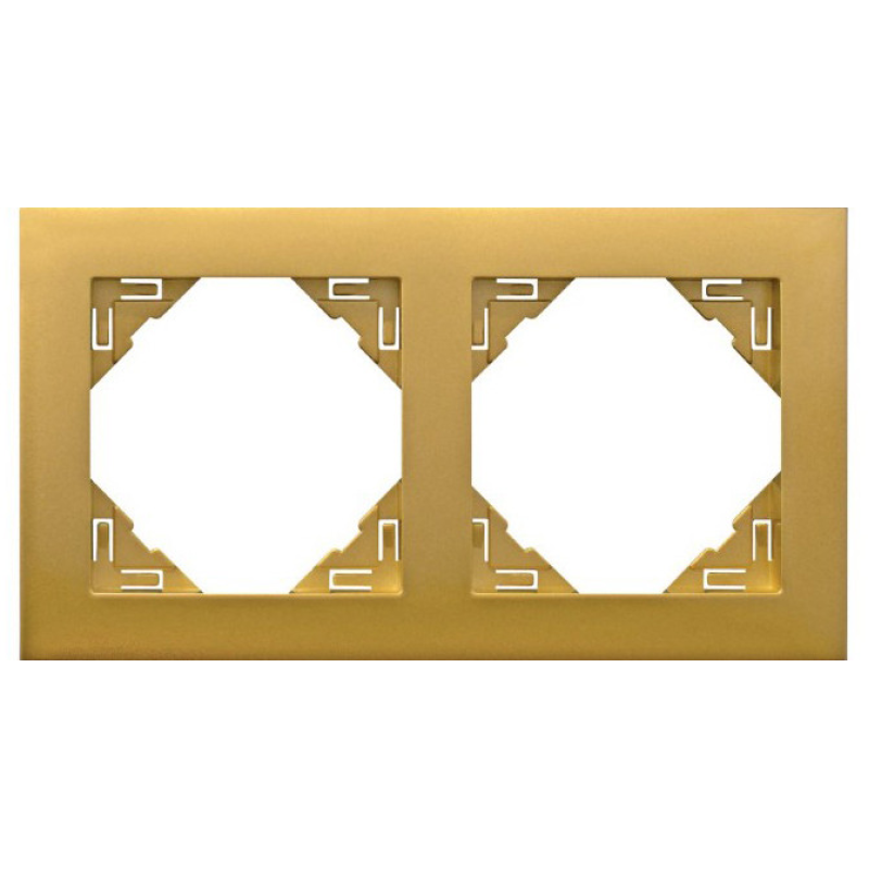 Рамка подвійна універсальна LOGUS золото 90920 TDU Рамка подвійна універсальна LOGUS золото 90920 TDU