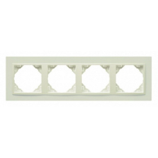 Рамка чотириразова ANIMATO слонова кістка 90940 TMM