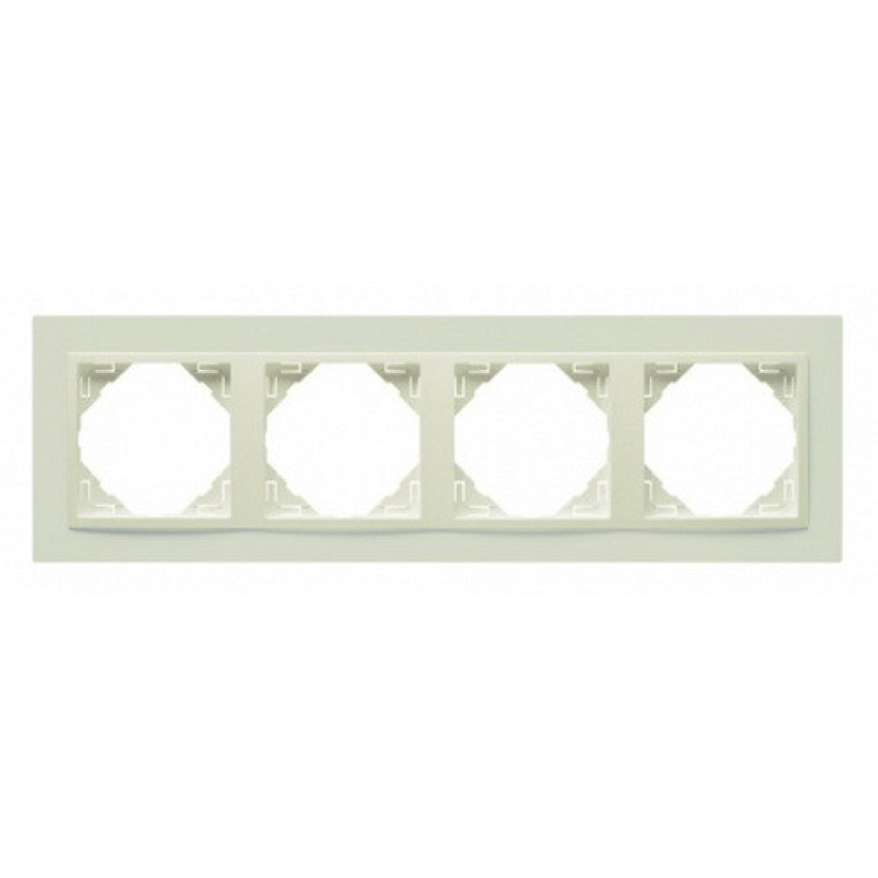 Рамка чотириразова ANIMATO слонова кістка 90940 TMM