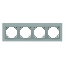 Рамка чотириразова ANIMATO металік алюмінієвий 90940 TAA