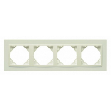 Рамка чотириразова ANIMATO металік перламутровий 90940 TPP