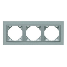 Рамка потрійна ANIMATO металік алюмінієвий 90930 TAA