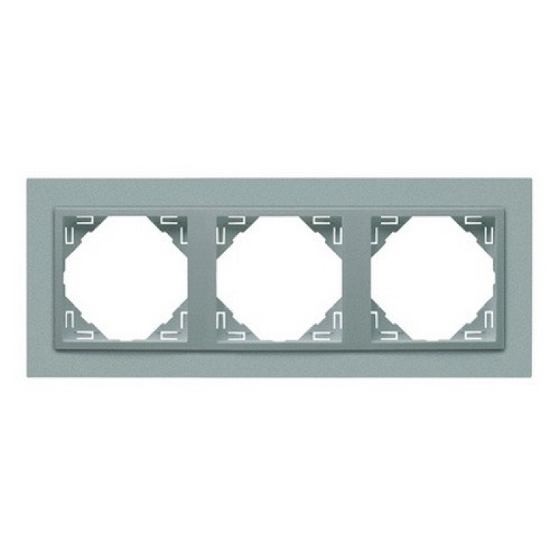 Рамка потрійна ANIMATO металік алюмінієвий 90930 TAA Рамка потрійна ANIMATO металік алюмінієвий 90930 TAA