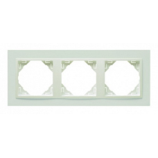 Рамка потрійна ANIMATO металік крижаний 90930 TEE