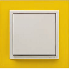Рамка одинарна ANIMATO жовтий/лед 90910 TRG