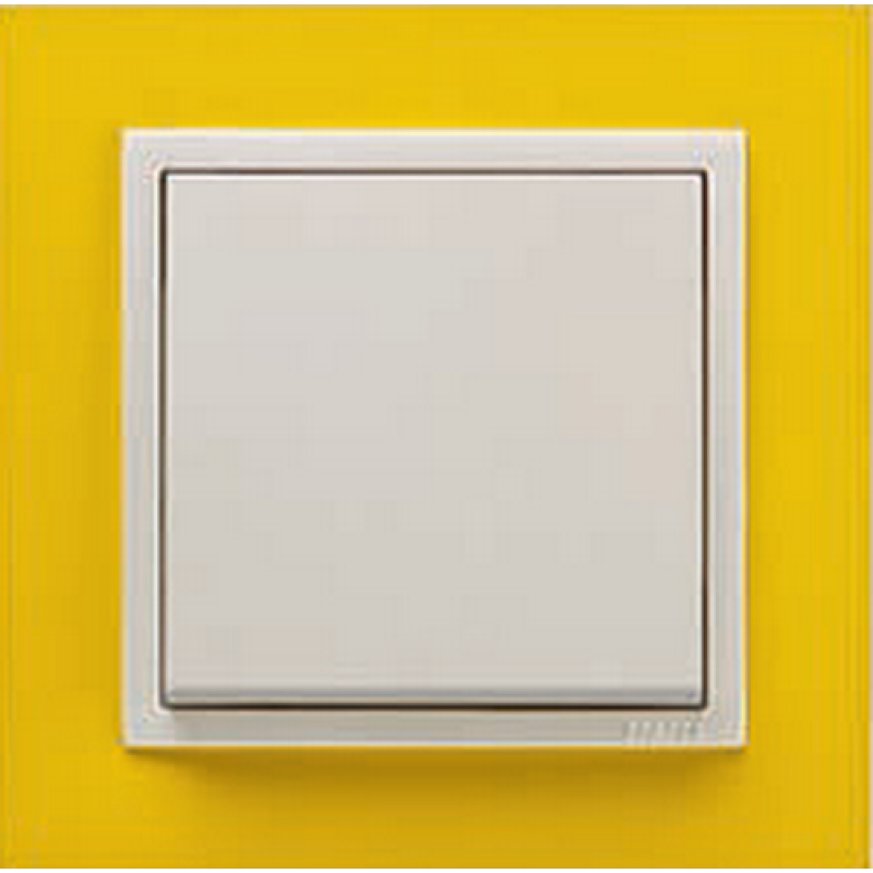 Рамка одинарна ANIMATO жовтий/лед 90910 TRG