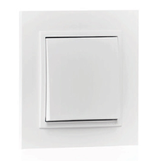 Рамка одинарна ANIMATO білосніжна 90910 TBB