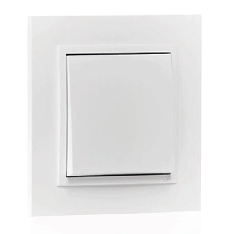 Рамка одинарна ANIMATO білосніжна 90910 TBB Рамка одинарна ANIMATO білосніжна 90910 TBB