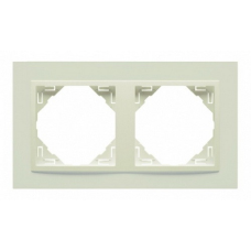 Рамка подвійна ANIMATO металік перламутровий 90920 TPP