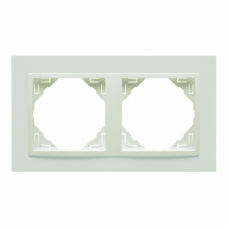 Рамка подвійна ANIMATO металік крижаний 90920 TEE