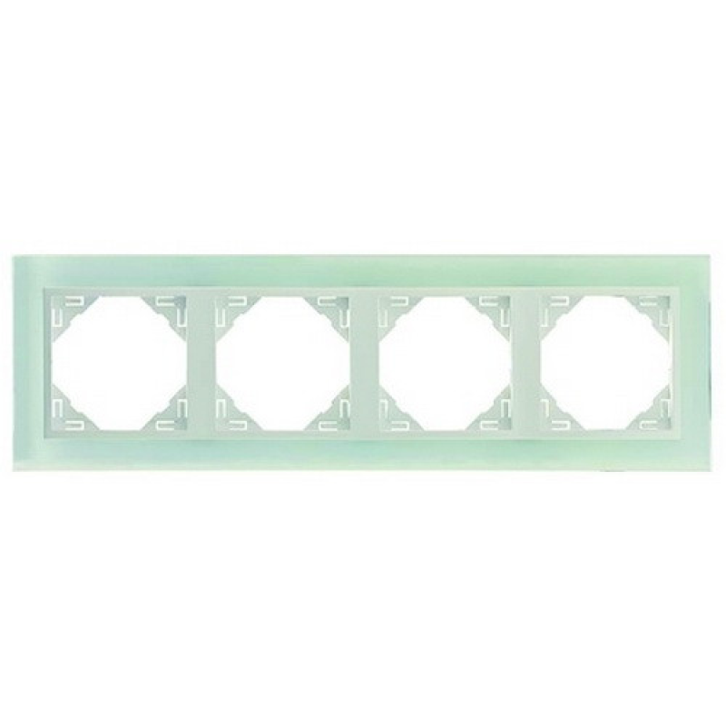 Рамка чотириразова LOGUS Crystal скло/лед 90940 TCG Рамка чотириразова LOGUS Crystal скло/лед 90940 TCG