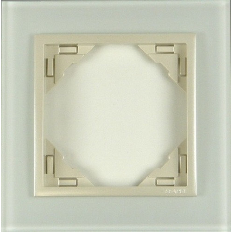 Рамка одинарна LOGUS Crystal скло/перламутр 90910 TCP Рамка одинарна LOGUS Crystal скло/перламутр 90910 TCP