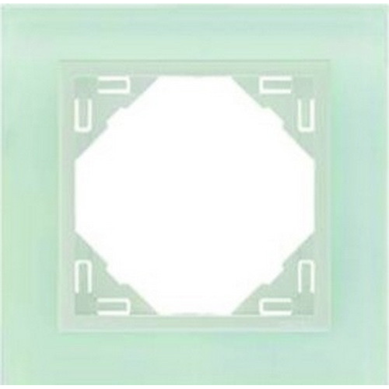 Рамка одинарна LOGUS Crystal скло/лед 90910 TCG Рамка одинарна LOGUS Crystal скло/лед 90910 TCG