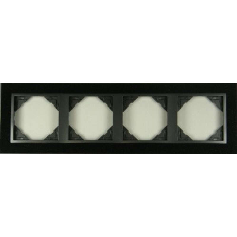 Рамка чотириразова LOGUS Petra граніт/графіт 90940 TGS Рамка чотириразова LOGUS Petra граніт/графіт 90940 TGS