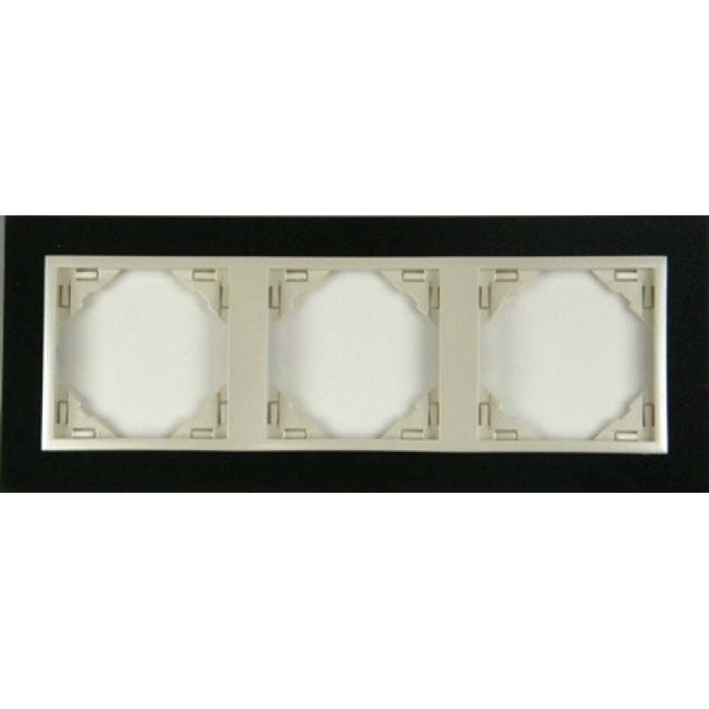 Рамка потрійна LOGUS Petra граніт/перламутр 90930 TGP Рамка потрійна LOGUS Petra граніт/перламутр 90930 TGP