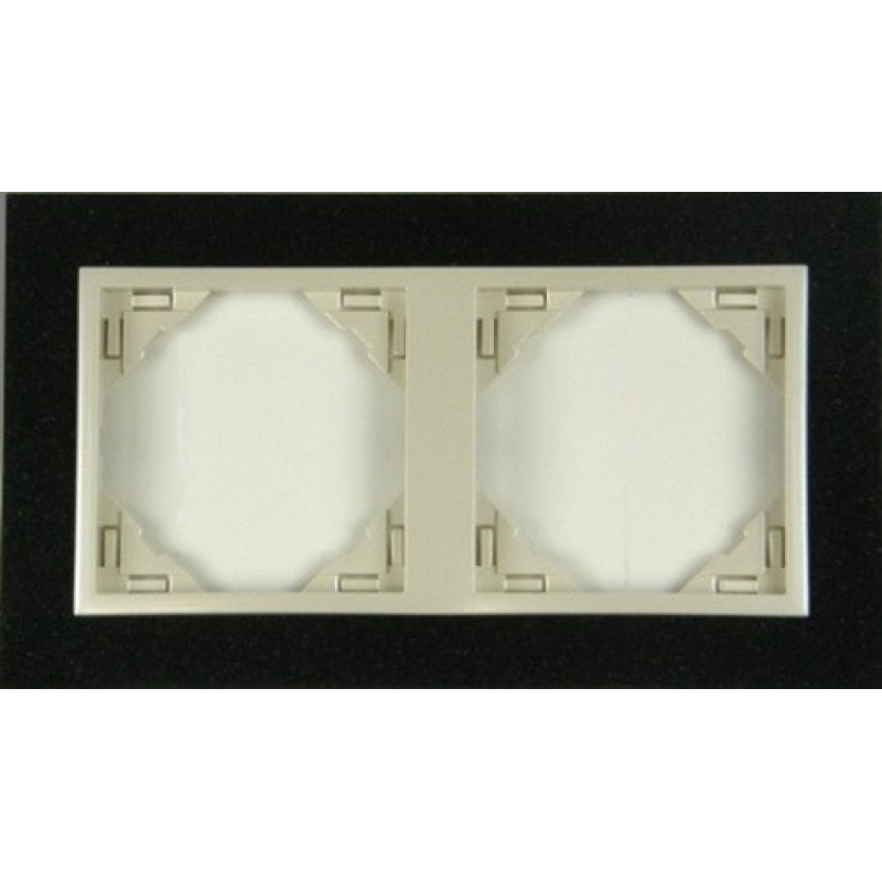 Рамка подвійна LOGUS Petra граніт/перламутр 90920 TGP Рамка подвійна LOGUS Petra граніт/перламутр 90920 TGP