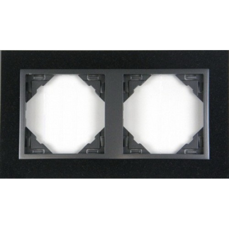 Рамка подвійна LOGUS Petra граніт/графіт 90920 TGS Рамка подвійна LOGUS Petra граніт/графіт 90920 TGS