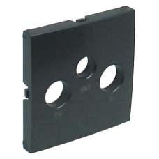 Накладка розетки телевізійної LOGUS R TV-SAT металік графіт 90775 TIS