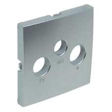 Накладка розетки телевізійна LOGUS R TV-SAT металік алюмінієвий 90775 TAL