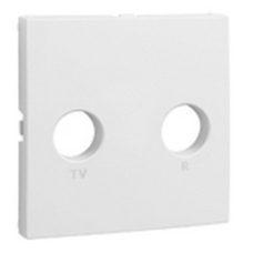 Накладка розетки телевізійної LOGUS R TV білосніжна 90776 TBR