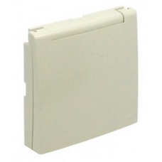 Накладка розетки з кришкою, ШУКО LOGUS слонова кістка 90634 TMF