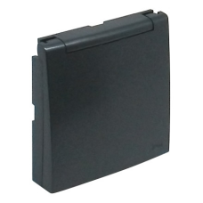 Накладка розетки з кришкою, ШУКО LOGUS металік графіт 90634 TIS