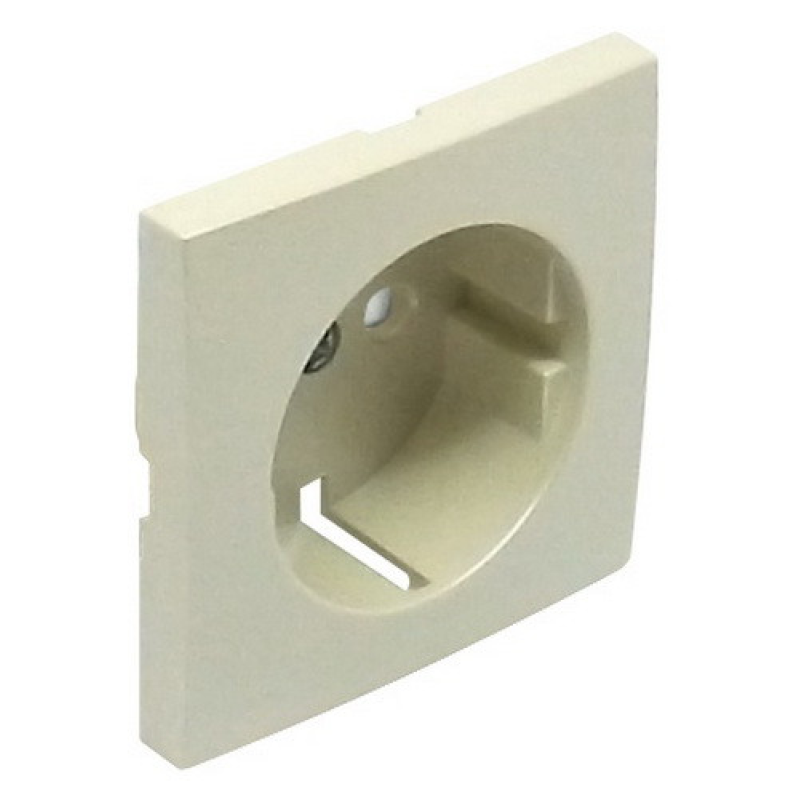 Накладка розетки із зазмінням, зі шторками LOGUS металік перламутровий 90632 TPE