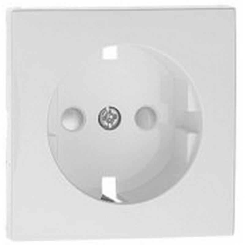 Накладка розетки із заземленням зі шторками LOGUS білосніжна 90632 TBR Накладка розетки із заземленням зі шторками LOGUS білосніжна 90632 TBR