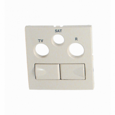 Накладка розетки мультимедійної слонова кістка 90773 TMF