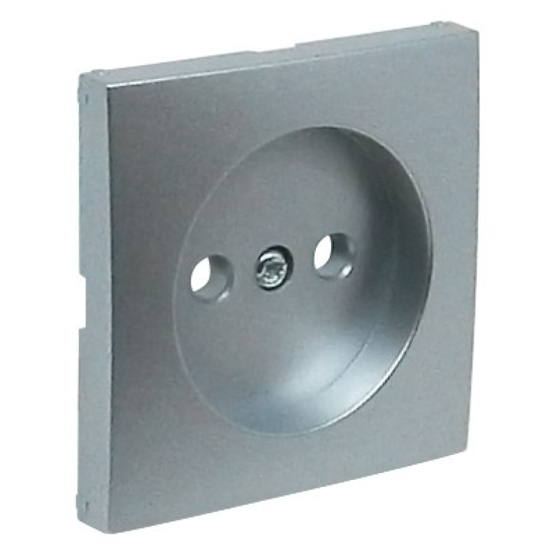 Накладка розетки без заземлення LOGUS металік алюмінієвий 90621 TAL Накладка розетки без заземлення LOGUS металік алюмінієвий 90621 TAL