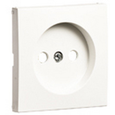 Накладка розетки без заземлення LOGUS білосніжна 90621 TBR