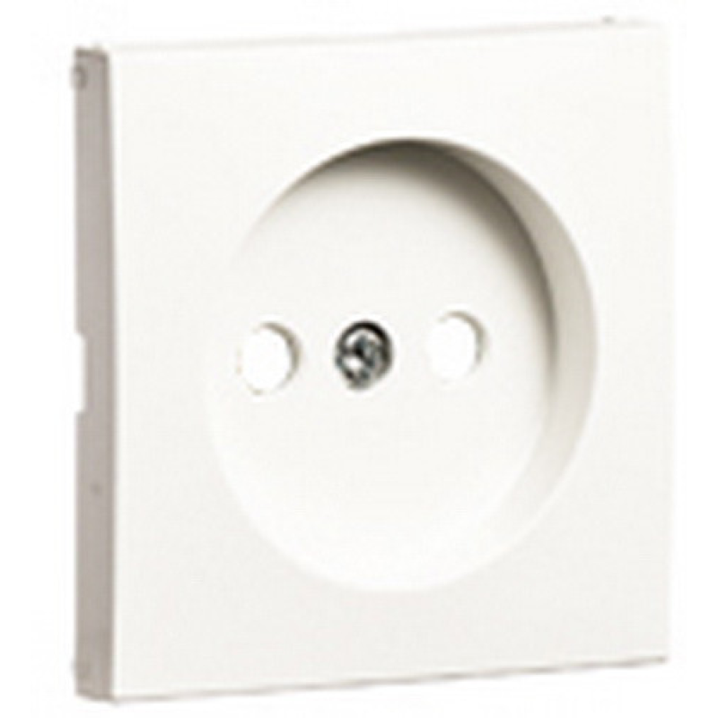 Накладка розетки без заземлення LOGUS білосніжна 90621 TBR