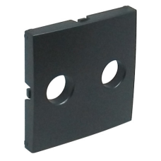 Накладка розетки аудіо LOGUS стерео металік графіт 90713 TIS