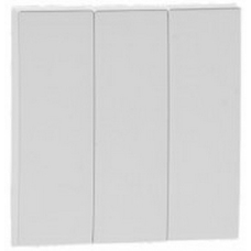 Клавиша 3-х клав. LOGUS белоснежная 90661 TBR